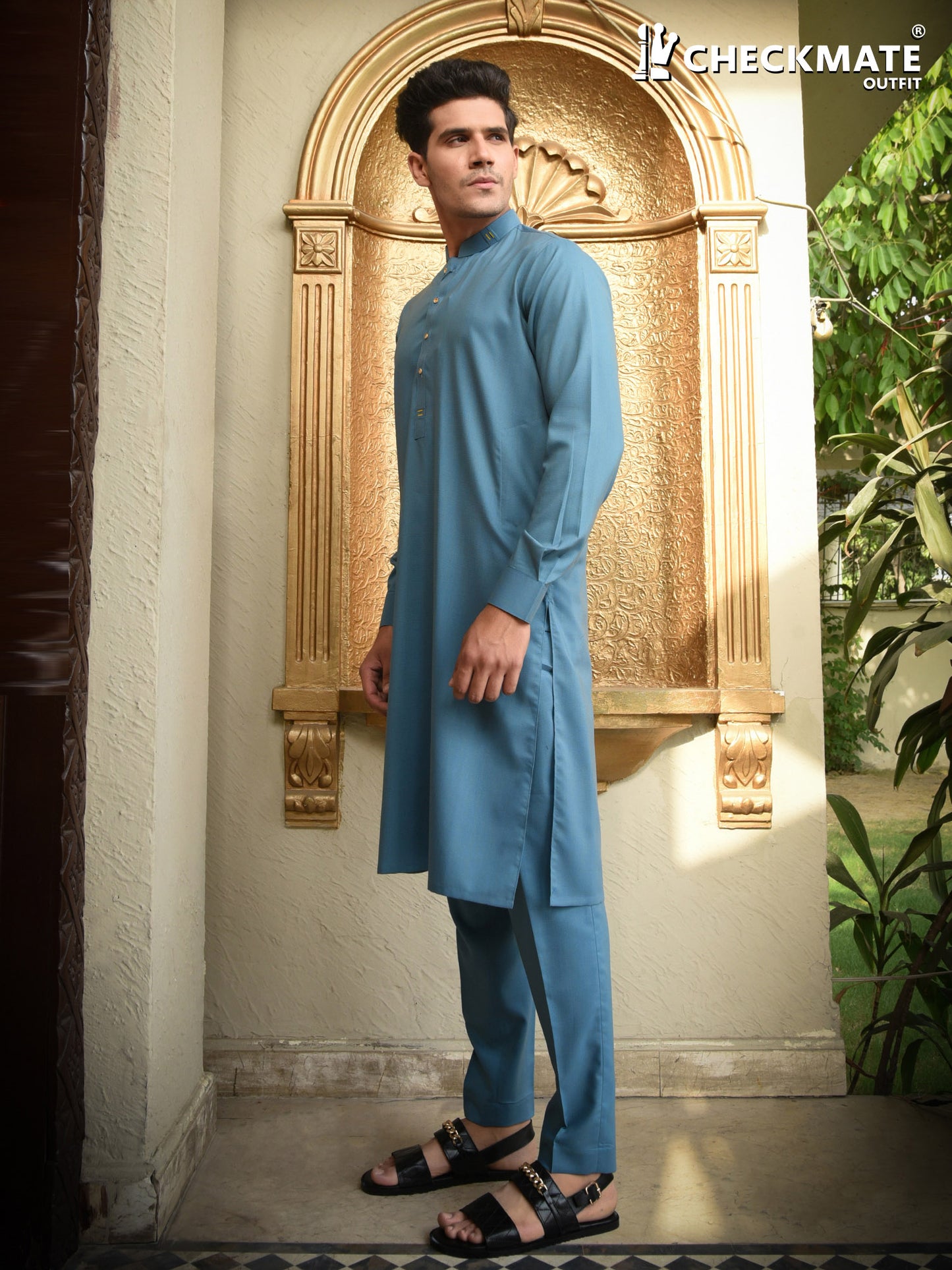 Kurta Trouser KT00040-LBU