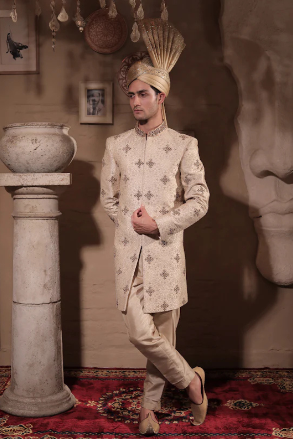 SHERWANI SH00105-GLD