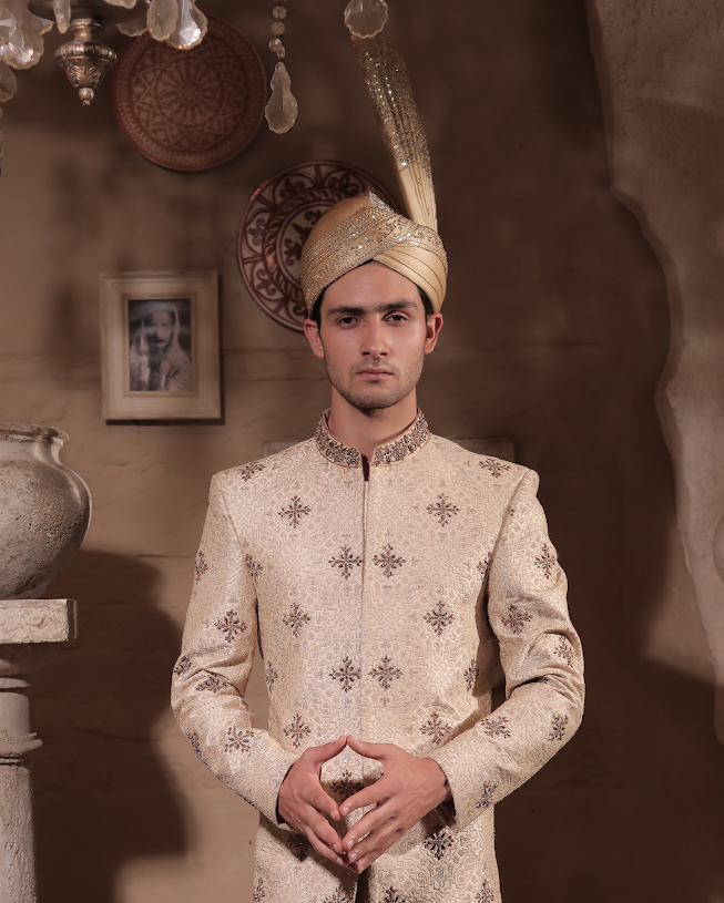 SHERWANI SH00105-GLD