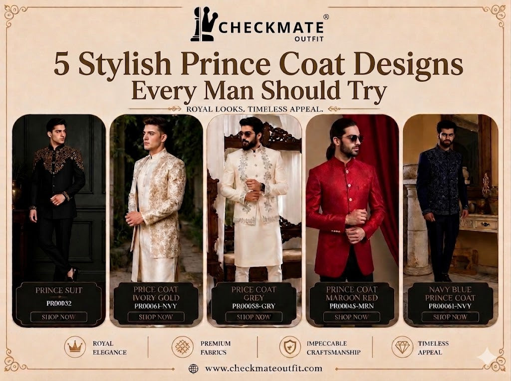 5 Stylish Prince Coat Designs Every Man Should Try