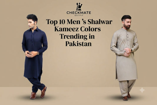 Top 10 Men's Shalwar Kameez Colors Trending in Pakistan