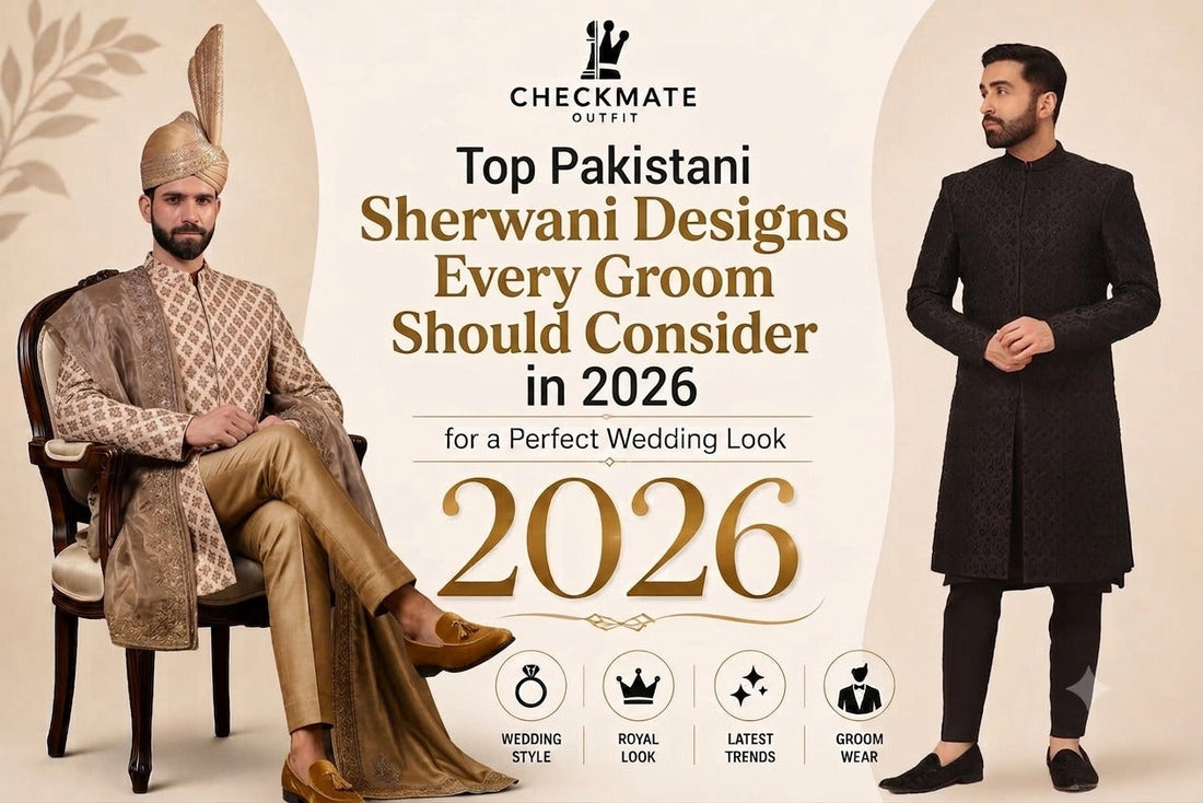 5 Best Pakistani Groom Sherwani Designs for Weddings (2026)