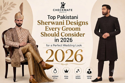 5 Best Pakistani Groom Sherwani Designs for Weddings (2026)