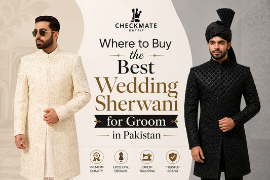 Buy 2026 Best Wedding Sherwani for Groom in Lahore, Pakistan