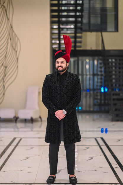 Sherwani SH00096-BLK