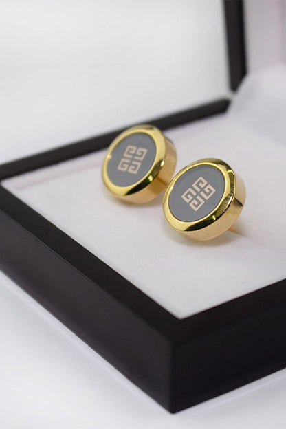 Cufflinks AC00010-GoldenGrey