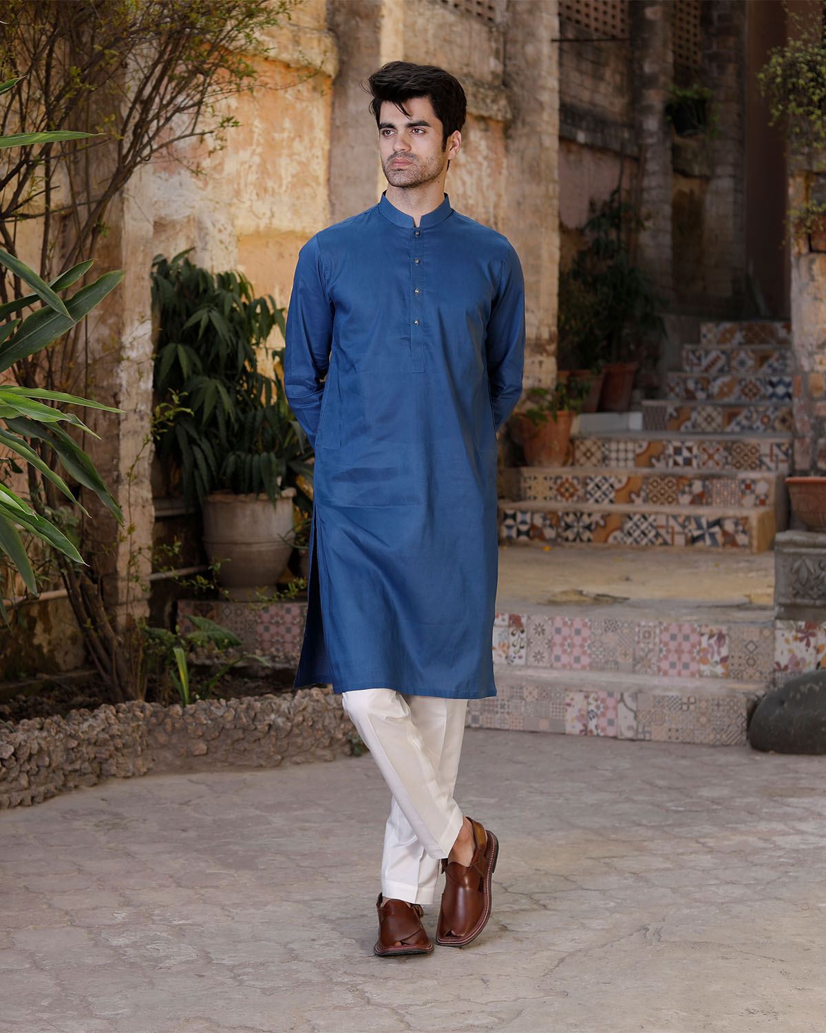 KURTA KP00021-BLU