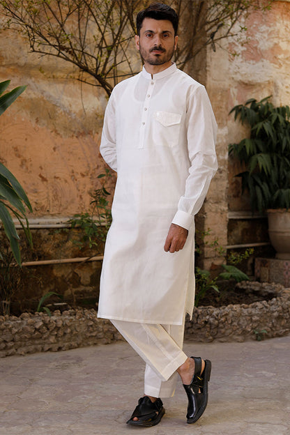 KURTA TROUSER KT00044-WHT