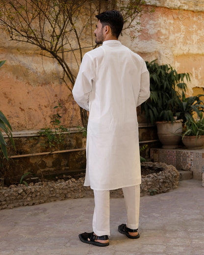 KURTA TROUSER KT00044-WHT