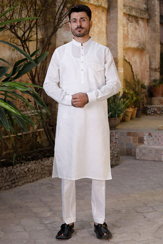 KURTA TROUSER KT00044-WHT