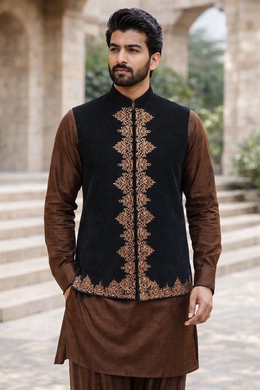 Waistcoat VC00034-BLK