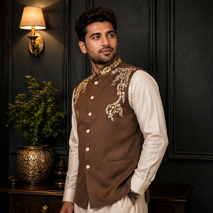 Waistcoat VC00173-BRW