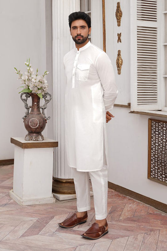 Kurta Trouser KT00044-WHT