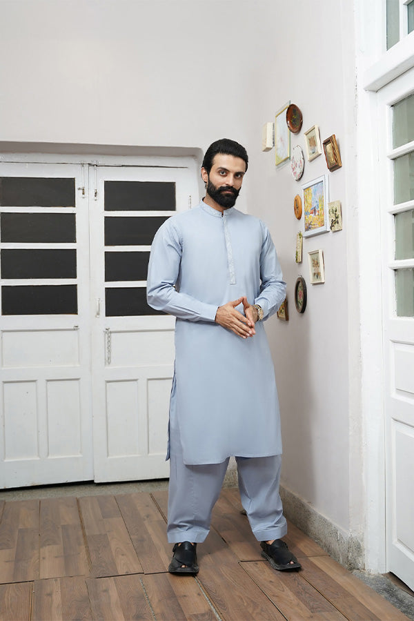 Shalwar Suit SSE0016-GRY