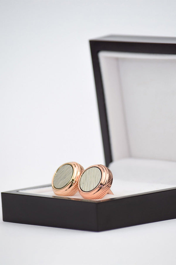 CUFFLINKS AC00027 - Pink Gold