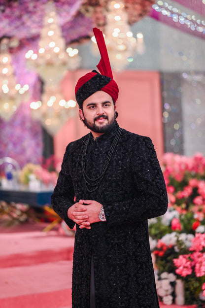 Sherwani SH00096-BLK