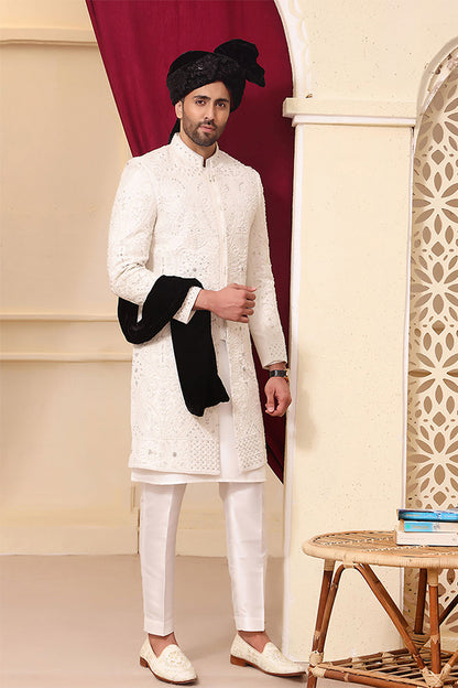 Sherwani SH00087-WHT