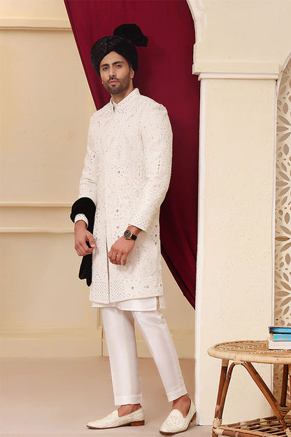 Sherwani SH00087-WHT