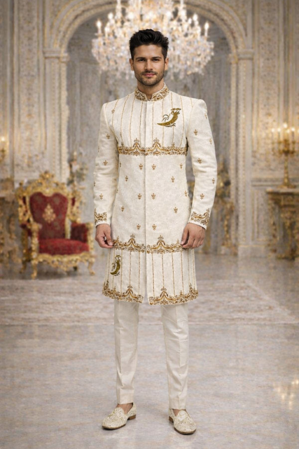 Sherwani SH00079-CRM