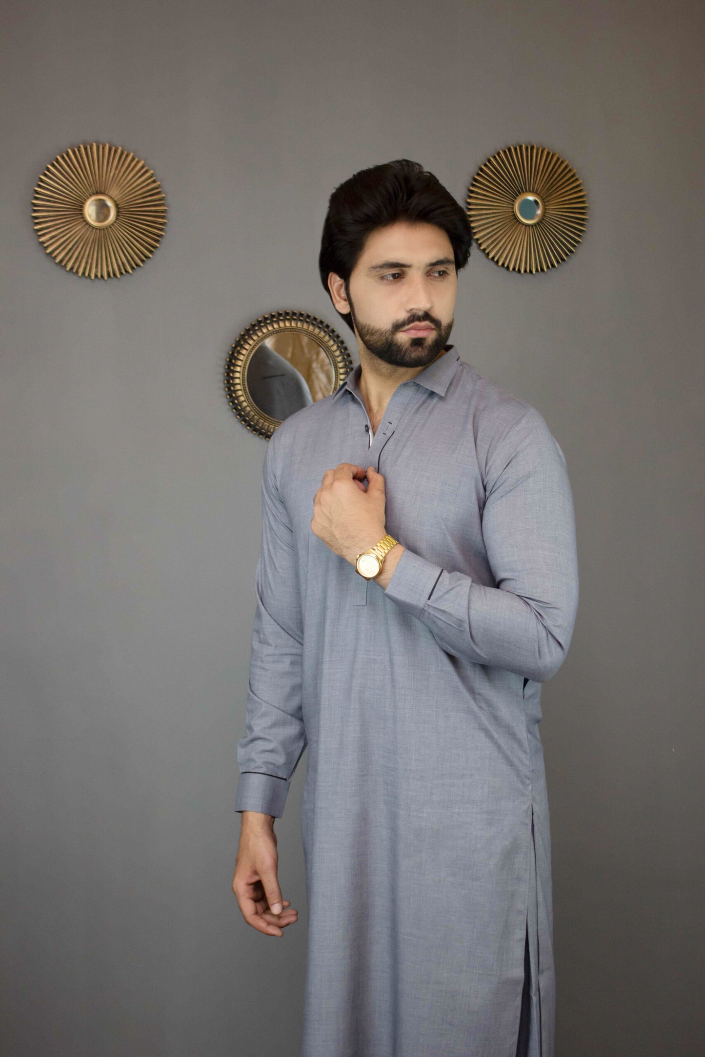 KAMEEZ SHALWAR SSD0085-GRY