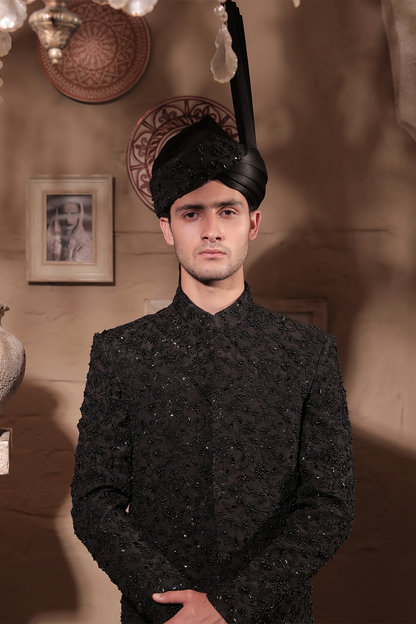 SHERWANI SH00103-BLK