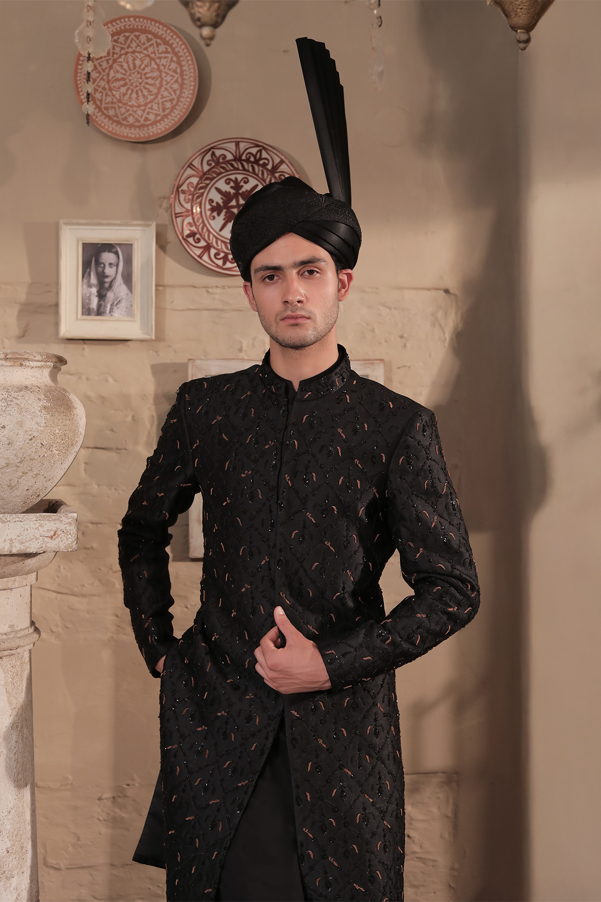 SHERWANI	SH00101-BLK