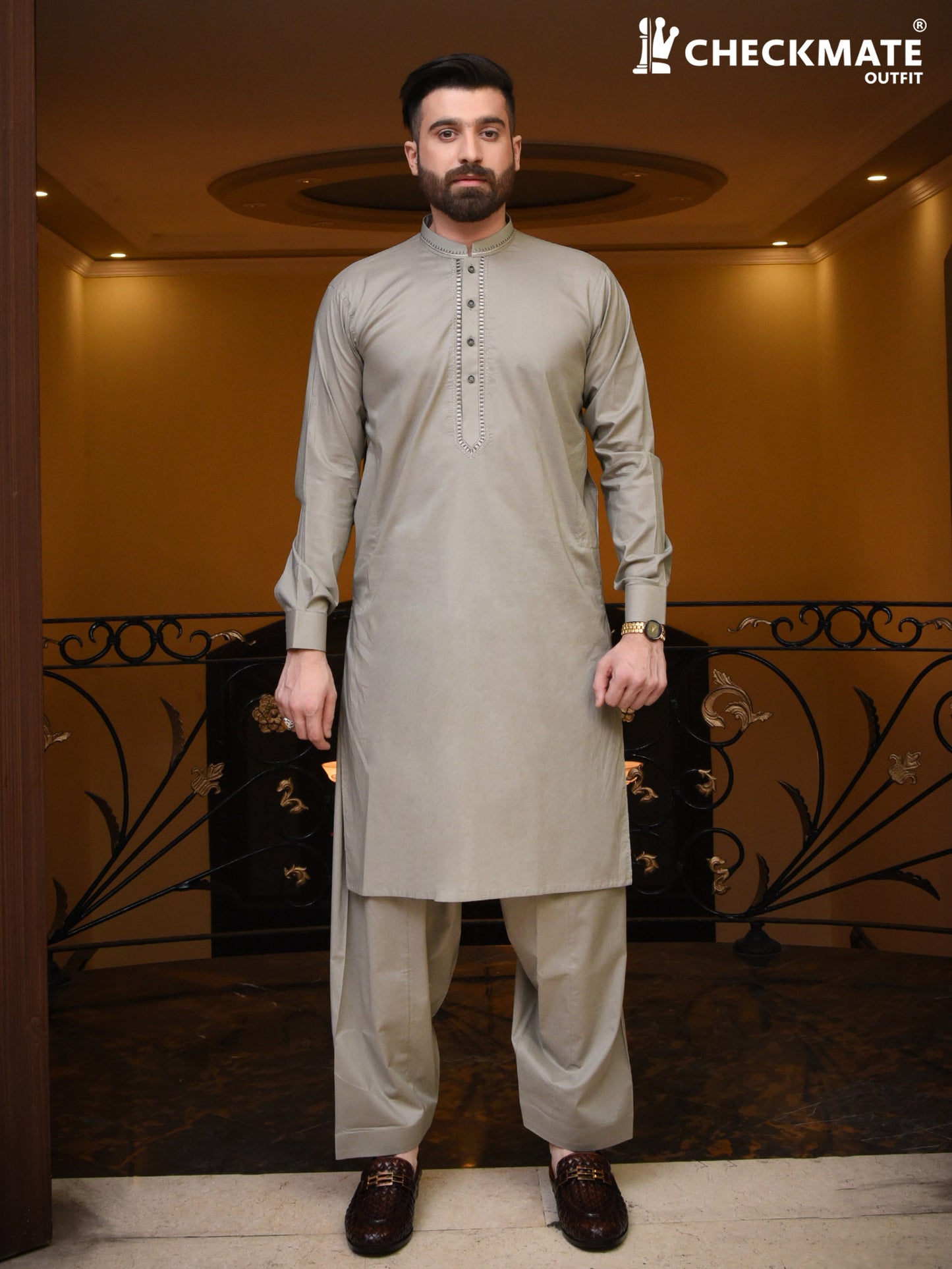 Kurta Shalwar KTM0005-LGN