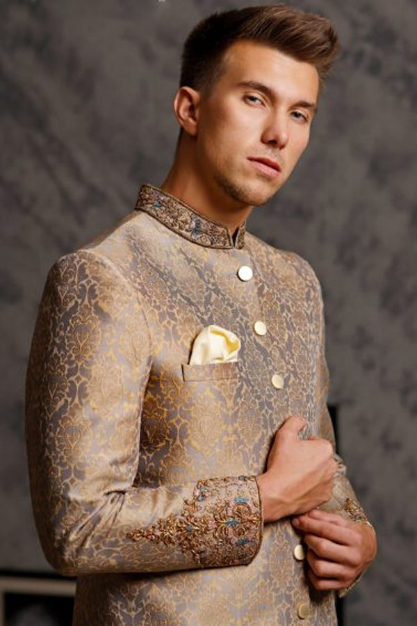 Royal Look Stylish Sherwani SH00077