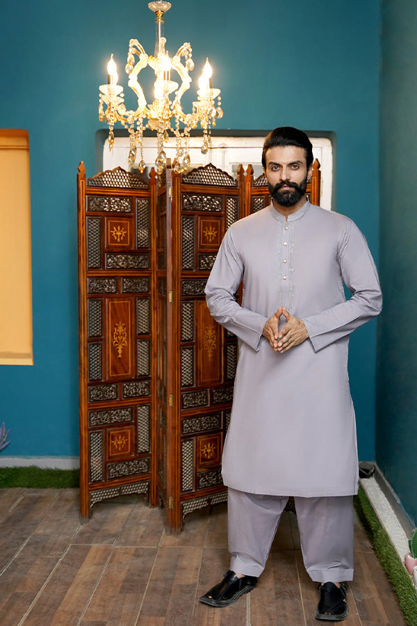 Kameez Shalwar SSE0014-GRY