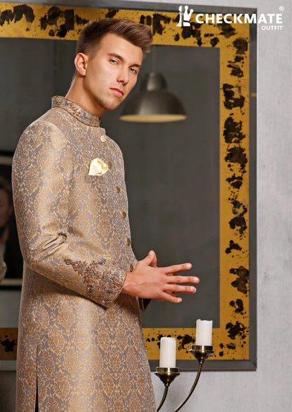 Royal Look Stylish Sherwani SH00077