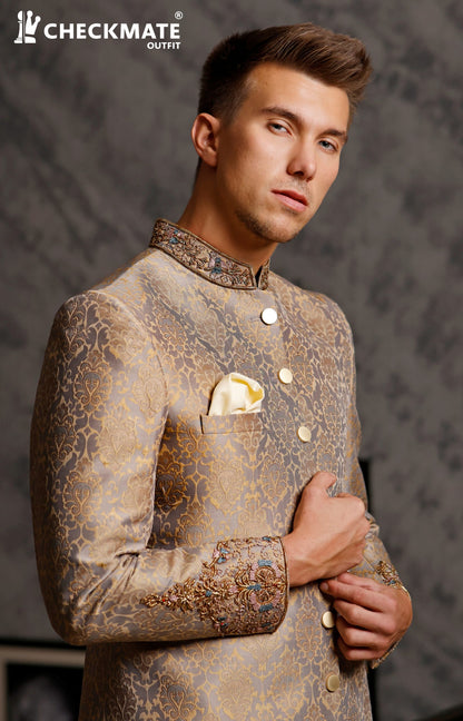 Royal Look Stylish Sherwani SH00077