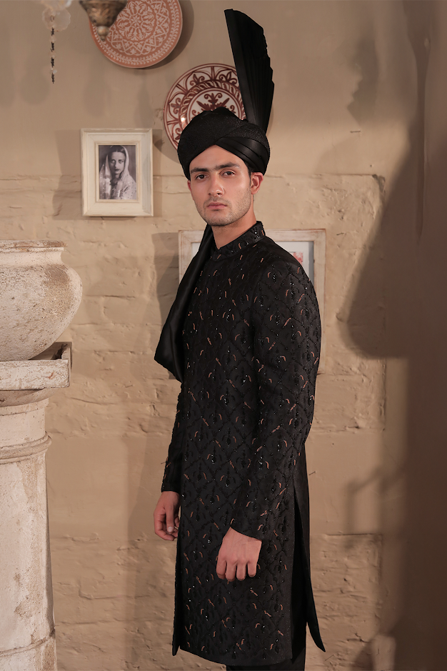SHERWANI	SH00101-BLK